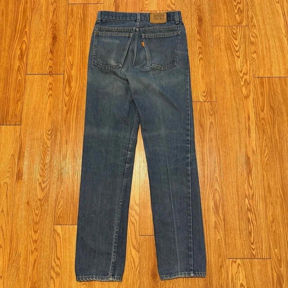 Levi's Men's Jeans Student Fit Light Wash Orange Tab Measures 28x32